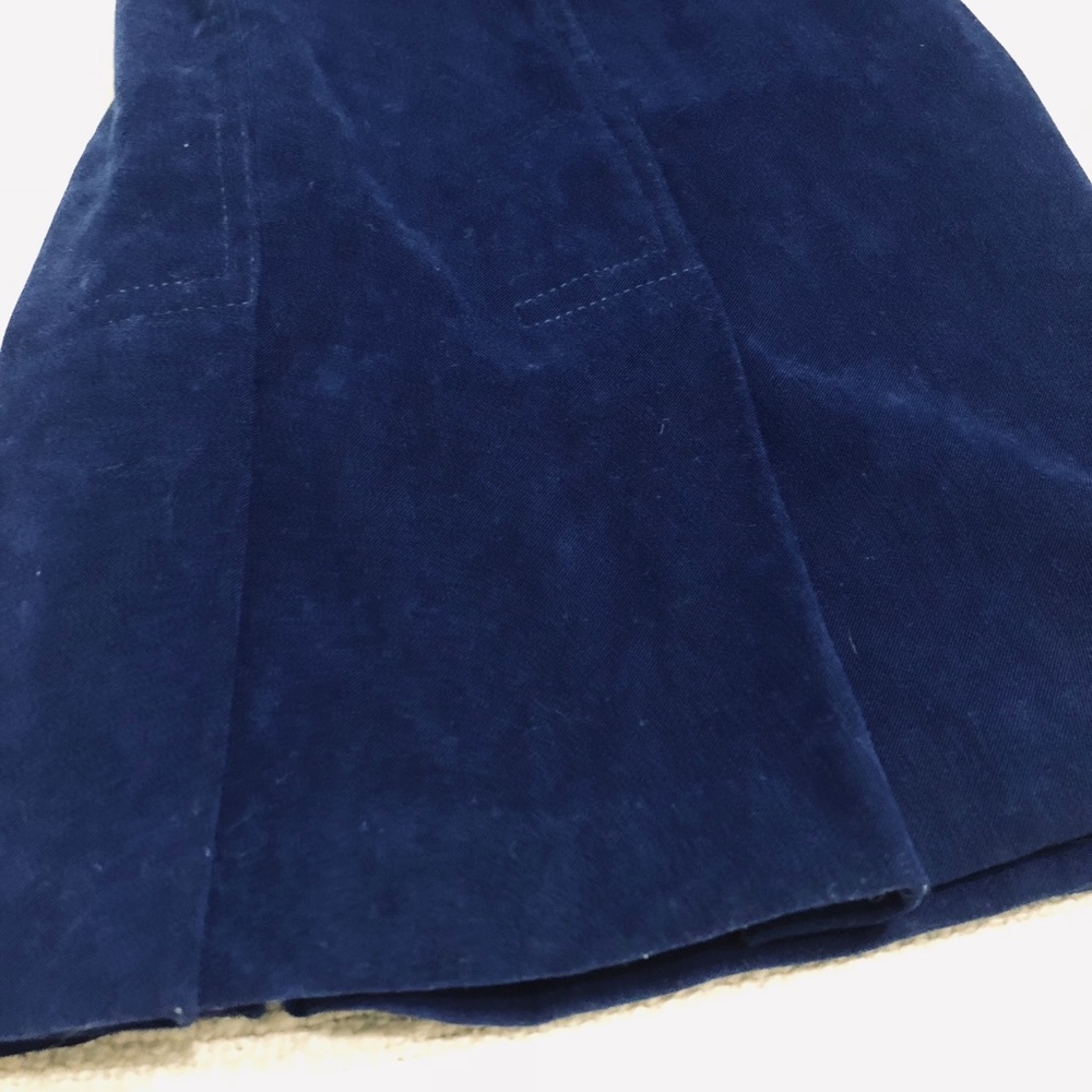 VINTAGE Velvet Pleated Skirt